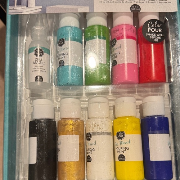 Pre-Mixed Pour Art Starter Kit - Multicolor - Picture 2 of 4